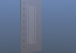 Bare carrier foil with contact-pin holes