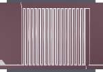 Meander-shaped resistor pattern on the foil